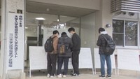 13日から大学入学共通テスト 岡山では約7200人が受験予定 試験会場では職員が準備