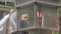 「原爆の残り火」を聖火に 平和の祈り込め東京パラ採火式 香川・さぬき市〈東京2020〉