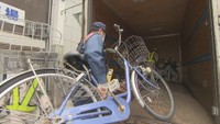 緊急車両が通れない恐れも…商店街で「放置自転車」を撤去 高松市