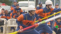 消防団員が放水など消防技術を競う大会が開かれる 高松市