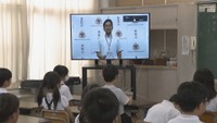 岡山市の公立小学校で2学期の始業式 児童は台風による大雨で宿題などがぬれないように工夫 30日は小中101校が休校決定
