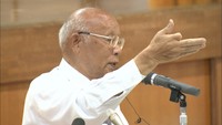 戦争の悲惨さを後世に…高松空襲を語り継ぐ85歳男性 中学校で講演