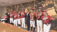 全国大会優勝を報告 障害者野球「香川チャレンジャーズ」が知事を表敬訪問
