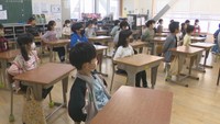 岡山市の小・中学校で修了式