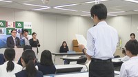 高校生が「記者」として香川県知事に質問 人口減少やオーバーツーリズムなど県政に関心持つきっかけに