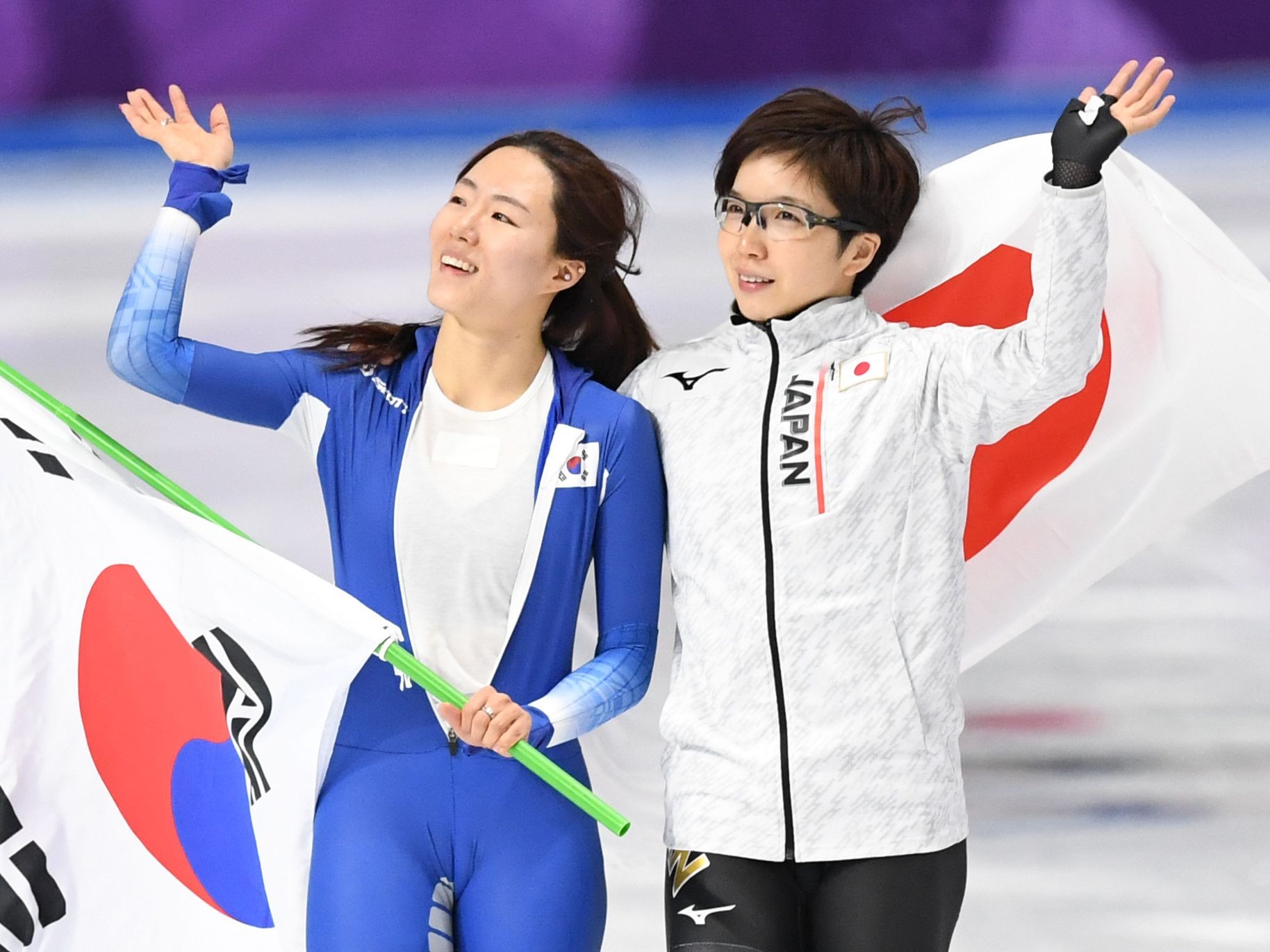 平昌オリンピックのスピードスケート女子500mで金メダルを獲得した小平奈緒選手