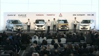三菱自動車と日産自動車 水島で製造の新型軽自動車がお披露目 岡山・倉敷市