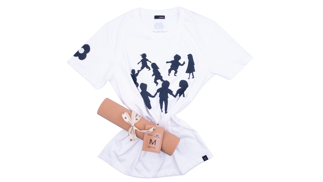 ラルディーニがチャリティープロジェクトを発足<br>Tシャツから広がるチャリティーの輪