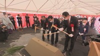 高松市中央卸売市場の「青果棟」建設予定地で安全祈願祭 老朽化などで移転、新築