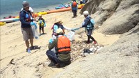 海ごみをゼロへ!小豆島の海岸で清掃活動に60人参加 清掃後にはそうめん流しも 香川