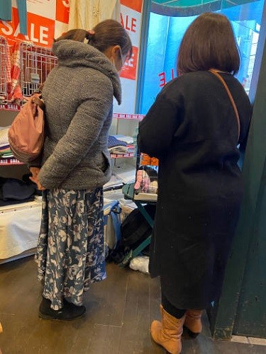 譲渡会に来たお客様