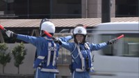 信号機が止まったらどうする? 大規模な災害に備え、岡山県警が交通規制の訓練