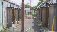 岡山県最大規模の仮設団地 真備総仮設団地の撤去始まる