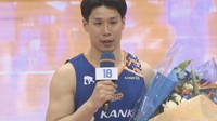 B3トライフープ岡山の岡田陸人選手が引退 背番号18はクラブ初の「永久欠番」に