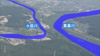 西日本豪雨で決壊した小田川 合流地点の付け替え工事が着工…氾濫危険度低下へ 倉敷市