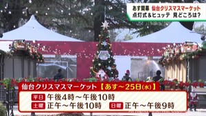 仙台クリスマスマーケット 6日に開幕 仙台・錦町公園