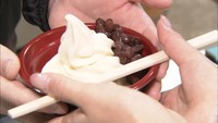 香川の正月料理「あん餅雑煮」がソフトクリームに!?道の駅で発売…気になる味は?