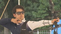 パリ五輪・アーチェリー個人 中西絢哉選手(岡山市出身) 東京で銅の古川選手との日本人対決を制す