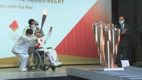 香川県の各地をつないだ聖火リレー終了 最終ランナー松本常二さん「非常にうれしく思っております」
