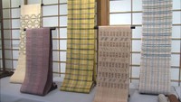 人間国宝が技術を復興 沖縄伝統の織物「芭蕉布」の作品展 岡山