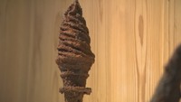 ソフトクリームに、焼きそばの化石? 2000年後から「いま」を見つめる美術展 岡山・真庭市