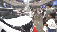 新車の商談会 コンベックス岡山で始まる 200台が一堂に