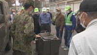 岡山大学が自衛隊と初連携し防災訓練 近くの住民や学生など約70人が参加