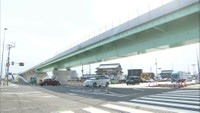 高松空港アクセス道路 高架部分が来年2月末に完成 香川