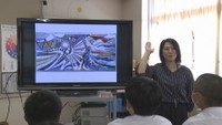 現代アートに親しんで…中学生が「対話型」の鑑賞 作品を見て感じたことを言葉に 岡山市