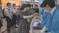 JR岡山駅で県産白桃のアイスバーを無料配布 観光キャンペーンに合わせ28日発売