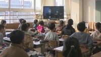 岡山市の小学校で始業式 岡山中央小・校長「寒い3学期でも、心はほかほかに」