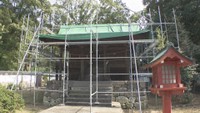 落雷で焼損した国宝・神谷神社の本殿で修復工事開始 2年後に完了予定…雷対策も 香川・坂出市