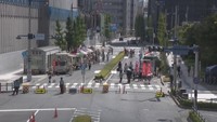 遊歩道化が計画されている高松市のサンポート地区の車道が「歩行者天国」に 香川県が社会実験