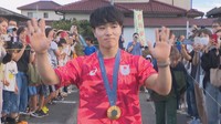 体操・岡慎之助選手に市民栄誉賞を授与へ  パリ五輪での偉業たたえ岡山市が新設