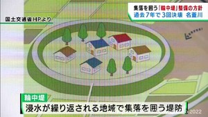 大雨被害の宮城・大崎市名蓋川 集落を堤防で囲う輪中堤も整備へ