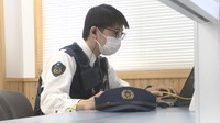 岡山県警 交番などで働く警察官が室内では脱帽可能に 暑さ対策として