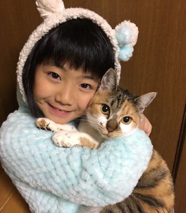 自分でゴミ置き場で保護した「ぐみ」ちゃんは宝物(亜子さん撮影)