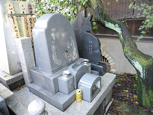 ペットと一緒に入れるお墓もある