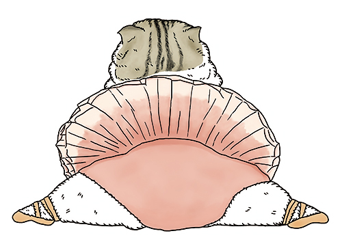 バレリーニャミーヤちゃん後ろ姿(c)KORIRI