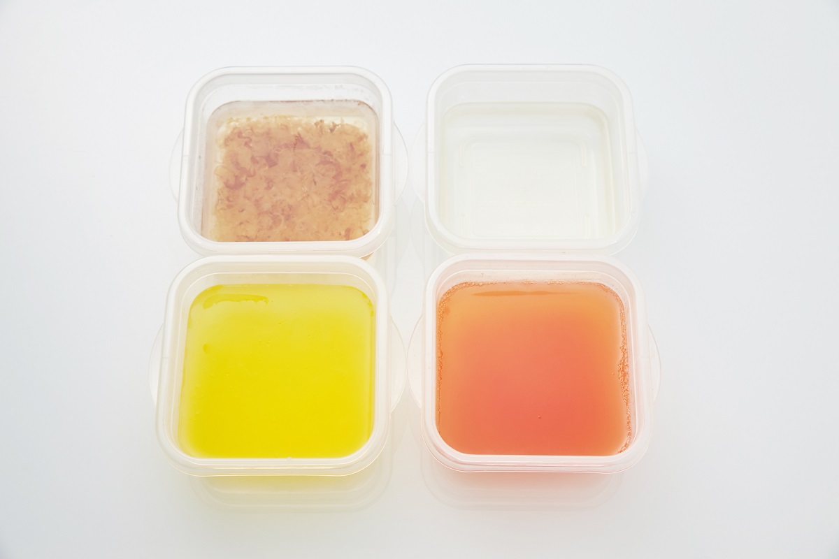 冷やし固めた様子