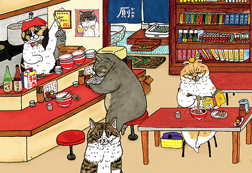 ラーメン屋(c)KORIRI