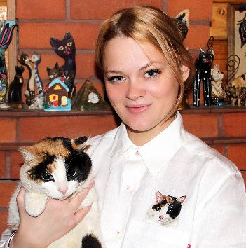 ロシアのアレクサンドラさん=hirokoさん提供