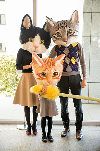 猫になって写真が撮れる「リアル猫ヘッドアートプロジェクト」。