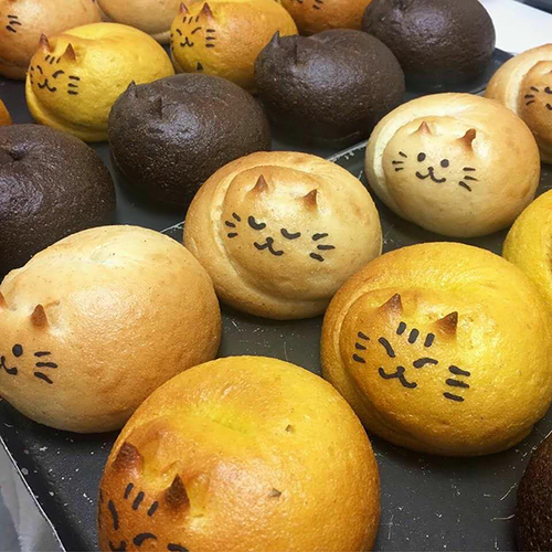 「Begele&Coffee トムハナの木」にゃんこベーグル。