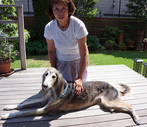 ベランダでまったり