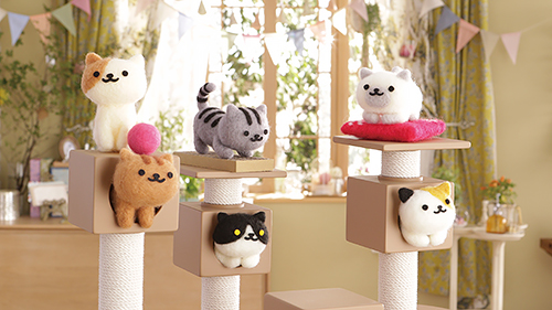 『ニードルフェルトでねこあつめ』から