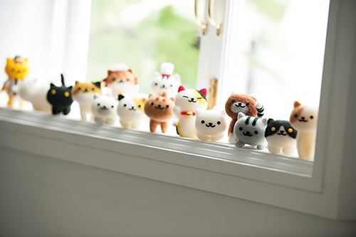 『ニードルフェルトでねこあつめ』から