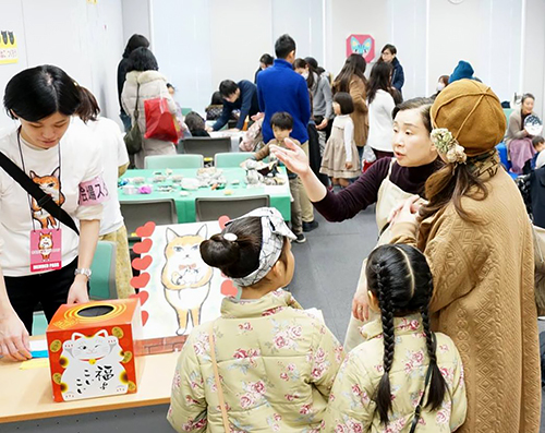 昨年のちよだ猫まつりで開かれた「こどもワークショップ」