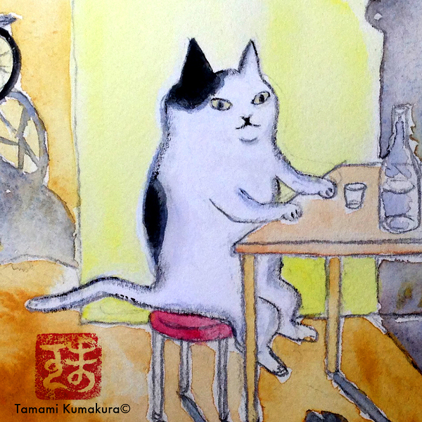 「くまくら珠美」オリジナル原画や新作猫グッズなど出展=ニャンフェス実行委員会提供