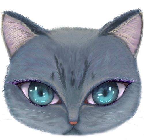 典子さんの次女が描いたボ二ズハウスの看板の猫(モデルはラムネ)